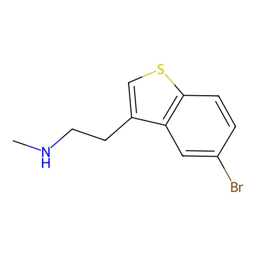 N-[2-(5-bromo-1-benzothien-3-yl)ethyl]-N-methylamine structure