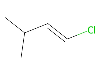 1-Chloro-3-methylbut-ene structure