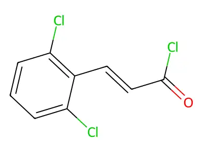 3-(2,6-Dichlorophenyl)prop-2-enoyl chloride structure