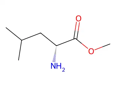 D-Leucine, methyl ester structure