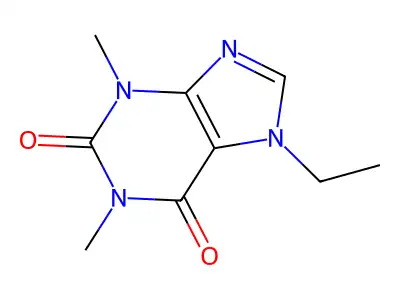 7-Ethyltheophylline structure