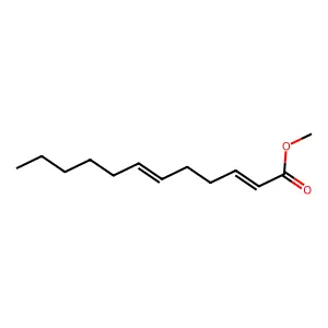 Methyl dodeca-2,6-dienoate structure