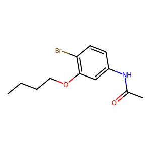 Acetamide, 2-(3-bromo-4-butoxyphenyl)- structure