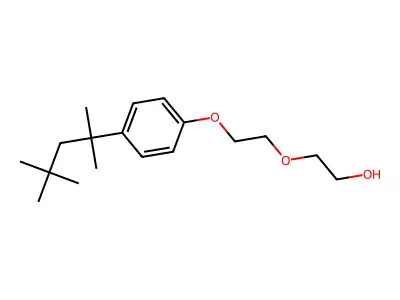 4-tert-Octylphenol Diethoxylate structure
