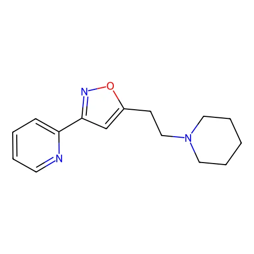 5-(2-Piperidin-1-ylethyl)-3-pyridin-2-yl-1,2-oxazole structure