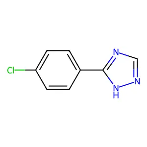 1H-1,2,4-Triazole, 3-(4-chlorophenyl)- structure
