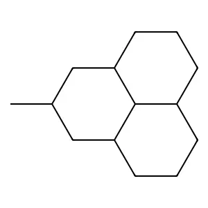2-Methylperhydrophenalene structure