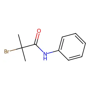 2-Bromo-2-methyl-N-phenylpropanamide structure