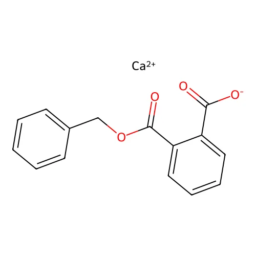 Calcium 2-phenylmethoxycarbonylbenzoate structure
