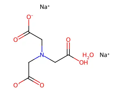 Sodium [(carboxylatomethyl)(carboxymethyl)amino]acetate--methane (2/1/1) structure