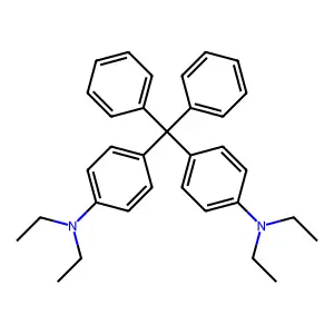 Benzenamine, 4,4'-(diphenylmethylene)bis(N,N-diethyl- structure