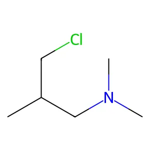 3-Chloro-2-methylpropyl(dimethyl)amine structure