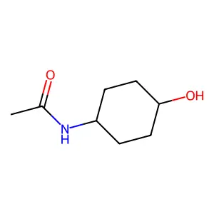 N-(4-Hydroxycyclohexyl)acetamide structure