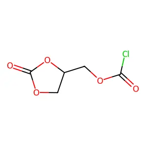 (2-Oxo-1,3-dioxolan-4-yl)methyl chloroformate structure