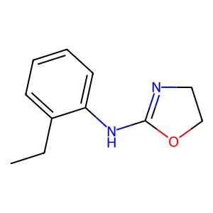 Aniline, o-ethyl-N-(2-oxazolin-2-yl)- structure