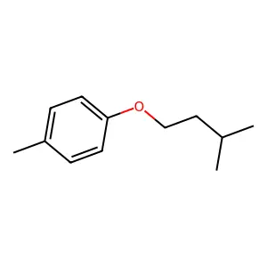 Isopentyl p-tolyl ether structure