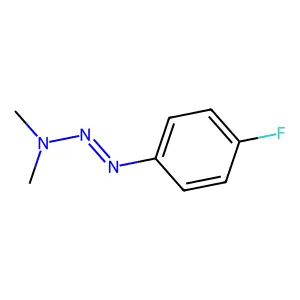 3,3-Dimethyl-1-(4-fluorophenyl)triazene structure