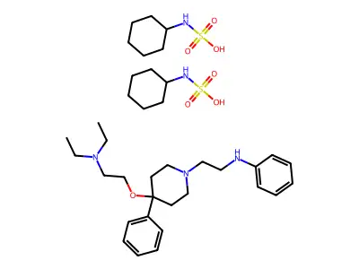 DIAMOCAINE CYCLAMATE structure