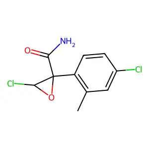 Glycidamide, 3-chloro-2-(4-chloro-2-methylphenyl)- structure