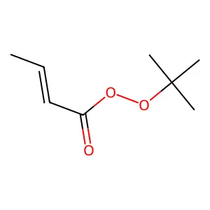 2-Buteneperoxoic acid, 1,1-dimethylethyl ester structure