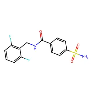 N-(2,6-Diflouro-Benzyl)-4-Sulfamoyl-Benzamide structure