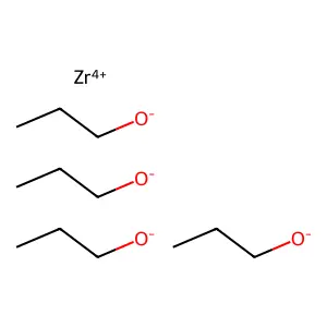 Zirconium(IV) propoxide structure