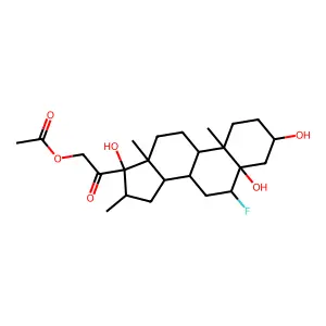 C24H37FO6 structure