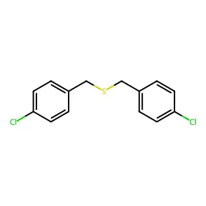 Bis(p-chlorobenzyl) sulphide structure