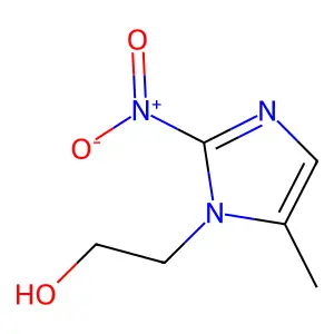 1H-Imidazole-1-ethanol, 5-methyl-2-nitro- structure