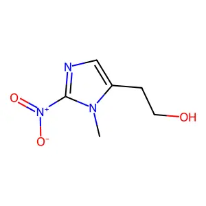 Imidazole-5-ethanol, 1-methyl-2-nitro- structure
