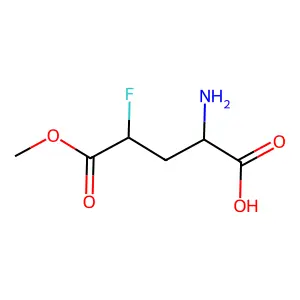 5-Methyl 4-fluoroglutamate structure