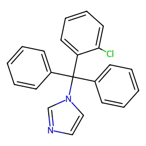 Clotrimazole structure