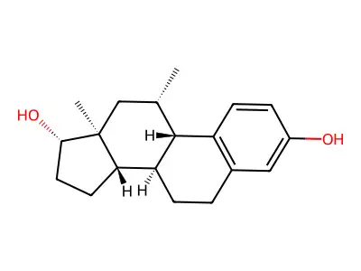 11-Methylestra-1(10),2,4-triene-3,17-diol structure