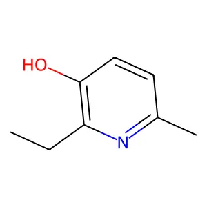 6-Methyl-2-ethyl-3-hydroxypyridine structure