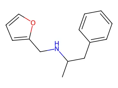 Furfurylamphetamine structure