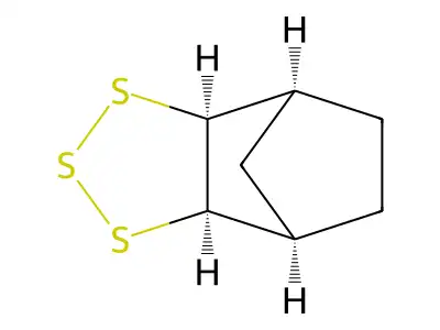 (1R,2S,6R,7S)-3,4,5-trithiatricyclo[5.2.1.02,6]decane structure