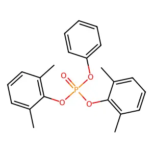 Phosphoric acid, bis(2,6-dimethylphenyl) phenyl ester structure