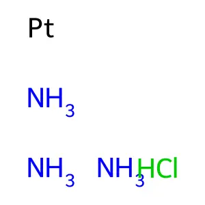 Chlorotriammineplatinum(1+) structure
