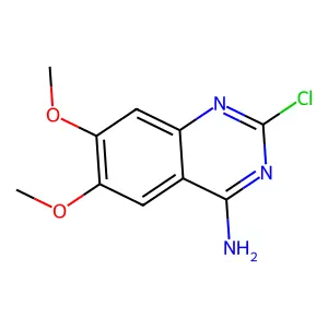 2-Chloro-6,7-dimethoxy-4-quinazolinamine structure