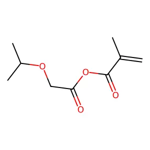 Methacrylic acid, ester with isopropyl glycolate structure