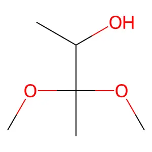 3,3-Dimethoxybutan-2-ol structure