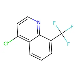 4-Chloro-8-(trifluoromethyl)quinoline structure