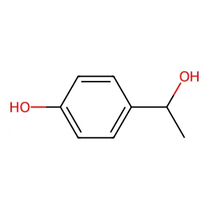 Benzenemethanol, 4-hydroxy-alpha-methyl- structure