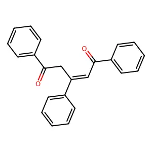 2-Pentene-1,5-dione, 1,3,5-triphenyl- structure