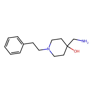 4-(Aminomethyl)-1-phenethylpiperidin-4-ol structure