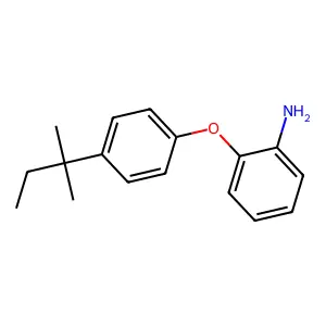2-[4-(Tert-pentyl)phenoxy]phenylamine structure