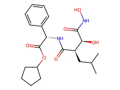 Tosedostat (CHR2797) structure