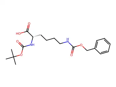 Boc-D-Lys(Z)-OH structure