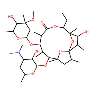 Anhydroerythromycin A structure