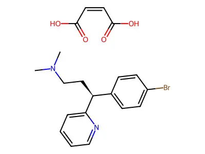 (S)-Brompheniramine Maleate structure